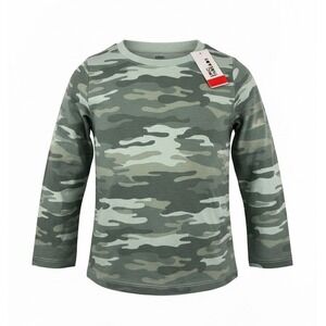 Epic Threads Kids Boys Camo Long Sleeve T Shirt, Green, Size 6, NWT